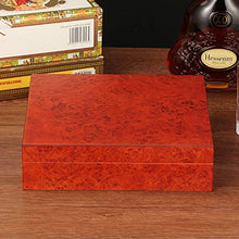 Humidars Cigar Humidor - 20 Count Brown Legno di Cedro allineato Cigar Humidor umidificatore con igrometro Caso Box con Moisture Meter Idratante dispositivo mantenerlo fresco .Scatola di immagazzinagg