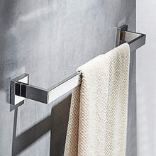 Portasciugamani Da Parete, 40 cm Porta Asciugamani da Bagno, Cromo Lucido