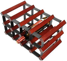 Classico Wine Rack Free Standing di legno e di acciaio del metallo legno naturale Ministri il Vino da Tavola Armadio magazzino decorazioni Vino Shelf Retro bottiglie Design Wine Organizer