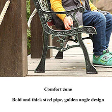 LXLH Panca da Giardino Panchina da Giardino da 32 Pollici panchina da Parco per Bambini, panchine da Esterno anticorrosivo in Legno massello anticorrosivo in Stile Animale Antico, con braccioli e