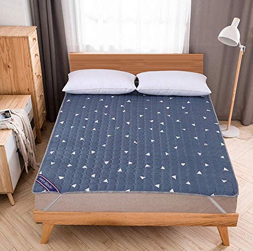 WANGT Giapponese Tappetino,Addensare Pieghevole Protezioni Materasso Fibra Poliestere Super Morbido Confortevole Materasso Futon per Arredamento Camera Viaggi Campeggio,J-100 * 200cm/39 * 78inch