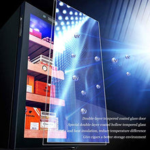 WRJY Umidificatori Smart Touch Armadietto per sigari Armadio per sigari per Uso Domestico Refrigerazione Elettronica Armadio idratante in Legno di Cedro Scaffale in Legno di Cedro (Colo