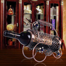 LHQ-HQ Bottiglia di Vino Wine Rack Rack Retro Ferro Battuto Wine Rack Moda Creativa Wine Rack Hollow Triciclo Bottiglia di Vino Rack Decoration