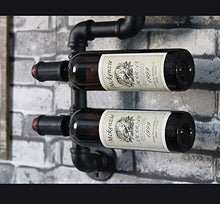 DJSMjbj Wine Rack Display Stand Wall Hanging Holder Ferro Tazza del Vino di stoccaggio Rack - Arredamento Vintage Ripiani