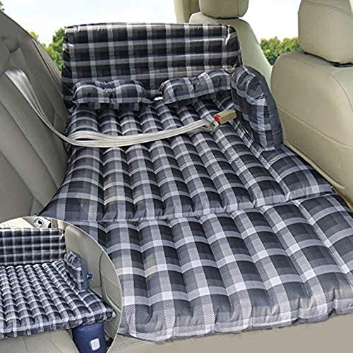 Lettino da viaggio Auto gonfiabile Letto auto gonfiabile letto Car Bed sedile posteriore dell'automobile Cuscino bambino materasso pieghevole Air Home Auto Self-guida Presepe 5-12 ( Color : Grey )