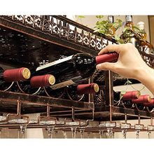 YWYW Portabottiglie da Vino a Parete portabottiglie Creativo Porta Calice portabottiglie per Vino da Cucina Bar Ristorante (Dimensioni: 100 * 30 * 30 cm)