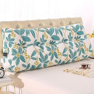 JTZR Cuscini Schienale Triangolare con Zeppa sul Comodino Cuscino Schienale Tridimensionale Cuscino Grande Testiera for Letto Tatami Cuscino Schienale for Lettura Cotone PP Lavabile-120 * 20 * 50cm