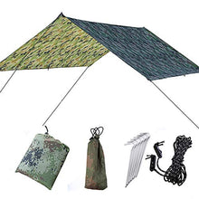 Oumefar Telo per Tenda, Paralume Impermeabile, tettoia Antipioggia, Barbecue ad Alta densità per Giardino