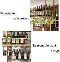 Classico Attaccatura del supporto di vino singola riga Calici Rack europeo Ferro Stile Bere vino dispenser con multifunzionale gancio Bottiglia Organizzatore uva Coppe dell'organizzatore di immagazzin