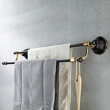SWNN Bathroom Shelves Portasciugamani da Bagno in Rame Marrone Porta Asciugamani A Barra Doppia Porta Asciugamani da Hotel Porta Asciugamani Appendiabiti da Bagno