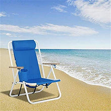 Tavolo da picnic all'aperto Single Beach Chair Sedia da campeggio pieghevole [Nuovo 2020] Sedia Zaino Ultralight con porta tazza compatta e pesante per campeggio all'aperto Barbecue Beach Travel Picni