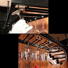 Dongyd Wine Rack Loft Mensola Metallo Ferro Rack Soffitto Bagagli Wine Rack Hanging Vetri Della Bottiglia E Il Supporto Della Struttura Calici Di Vino Calici Cremagliera Del Supporto
