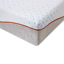 Alkove - Materasso singolo ibrido in memory a 7 zone, con molle insacchettate indipendenti e coprimaterasso sfoderabile, 80 x 190 x 27 cm