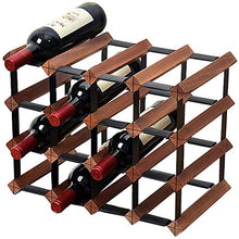 Classico Legno for il vino supporto della cremagliera con Storage stand organizzatore controsoffitto in acciaio zincato Wine Rack for 16 bottiglie di vino modulare cremagliera del supporto di bottigli