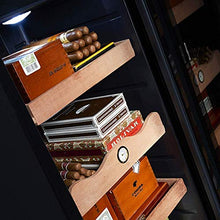 WRJY Umidificatori Smart Touch Armadietto per sigari Armadio per sigari per Uso Domestico Refrigerazione Elettronica Armadio idratante in Legno di Cedro Scaffale in Legno di Cedro (Colo