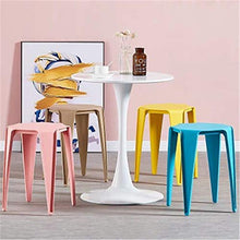 YXY Sgabello in plastica Sedia impilabile per Uso Domestico Sgabello per Bagno per Adulti Sgabello Rotondo Sgabello Quadrato