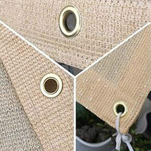 WXQIANG - Rete per ombreggiatura da balcone, protezione solare anti-UV, facile da piegare in metallo, 21 misure, protezione solare, isolamento termico, colore: beige, dimensioni: 3 x 5 m