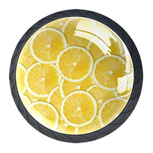 Fette d'arancia 4 PCS Pomelli per Porta, Pomolo per Mobile, Pomelli per Mobili con Viti, Maniglia per Armadietto, Pomelli per Porta, Pomelli per Cassetti per Porta, Armadio, Cassetto e Credenza