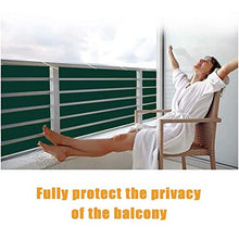 85x700cm Frangivista Balcone frangivento Telo occhiellato Schermo Privacy Anti-UV Telo Oscurante Impermeabile Giardino terrazza Recinzione Copertura per Protezione con Fascette e funi/Verde