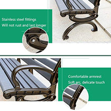 household products Panchine per Il Tempo Libero, sedili con Schienale, panchine da Giardino, panchine da Esterno, sedie per Tre Persone anticorrosive