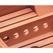 NIHAOA Accessori del Sigaro Corrosione Cedar Cigar Humidor - Portable Pine Cigar Cabinet Grande capacità a Due Cigar Humidor Buon apporto di umidità