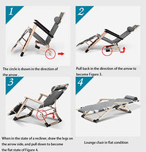 YQAD Sedie a gravità zeroPantaloni Pieghevoli in Tessuto Oxford con Regolazione Multi-velocitàRipristina Senza rumori di Installazione Free Household Outdoor Camping Camping Office Recliner-9