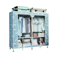 TWDYC Guardaroba Semplice noleggio di Installazione Cloth Armadio Pieghevole in Camera da Letto casa Dormitorio Bagagli pensile