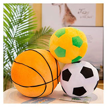JSJJRFV Giocattoli di Peluche Bambini Creativo Imitazione Calcio Basket Peluche Cuscino ripieno Peluche Giocattoli Giocattolo Ragazzi e Ragazze Regali (Color : Football 1)