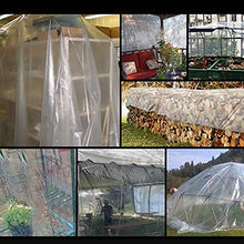 SHIJINHAO Tarpaulin Impermeabile Impermeabile Clear PVC Garden Garden Twinings Shelter Gazebos Giardino Mobili Covers Sblewreen Tessuto Tessuto Tessuto in Plastica con Occhielli, 20 Taglie