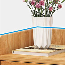 TFCFL Comodino Bianco,Piccolo Comodino con Cassetto,16.53"X15.75"X9.84" Comodino Camera da Letto