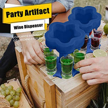 MariJEE - Dispenser e porta bevande con supporto, riempire più bicchieri di vino o bevande rapidamente, essenziale per riunioni familiari e feste al bar.