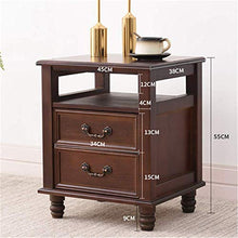 XUSHEN-HU Legno Solido Comodino Americano Comodino Stile Europeo Camera Governo di immagazzinaggio Semplice Pine Mini Limita Cabinet