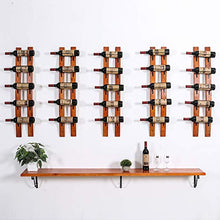 Portabottiglie Parete Wine Rack Barrel Stave Wine Rack Hanging, 5/6/8 Bottle Barrel Doghe di Legno Parete Wine Rack, Bottiglia di Vino Holde Parete Wine Rack for La Casa (Size : 150 * 19.5 * 3cm)