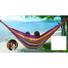 Yardwe Amaca Altalena Amaca Amaca all'aperto Multifunzionale per Campeggio Viaggi 280x80cm (Rosso)