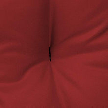 SuperKissen24. Cuscino Lungo per Panchina da Giardino 100x50 cm con Schienale 100x60 cm Resistente e Comodo per Panca da Esterno ed Interno - Rosso Scuro