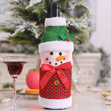 SUPVOX 3pcs Maglione di Natale Copertura della Bottiglia di Vino Cappotto Cappotto Maglione Bottiglia di Vino Vestito Bottiglia di Vino Decorazioni Decorazioni di Festa di Natale