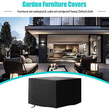 YLKCU Fodere per mobili da Giardino Set Impermeabile 213x132x74cm, Fodere per mobili da Giardino Quadrate Impermeabili, Fodere per mobili per posti a Sedere all'aperto, Anti-sbiadimento,