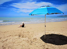 Joy Summer Ombrellone in Alluminio Spiaggia Mare con Camino Anti-Vento Ultra Leggero PANAREA - Blu
