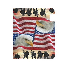 Armed Forces Day Bandiera Americana Soldiers USA Casella Postale Copre Magnetica Grande Posta Casella Involucri Giardino Cantiere Decorazione Casa Oversize Dimensioni 64,8 cm X 53,3 cm