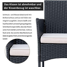 WYLZLIY-Home Set Mobili da Giardino Set Mobili da Esterno 4 Pezzi di Mobili per Mobili per Esterni da 4 Pezzi Balcone di Alta qualità Set di Mobili da Giardino Set con Cuscini di Seduta Rimovibili