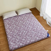 HKX Tappetino coprimaterasso Futon Spine Care, dormitorio Singolo o Matrimoniale [Antracite] -B 150x200cm (59x79 Pollici)