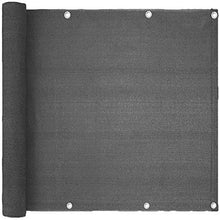 Sursflog - Copertura per balcone, protezione antivento, protezione UV, protezione per balcone, piscina, con corda, chiusura lampo