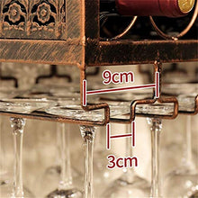 Classico Decorazione della Parete Applicazione Parete Wine Rack Metallo, Vetro Europeo Iron & Wine Rack Hanging & mensola del Supporto for la Cucina/Bar/Ristorante Calici Rack (Dimensioni: 100 30