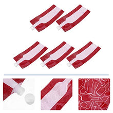 UPKOCH 5Pcs Sacchetto di Vino Pieghevole 750 Ml Sacchetto di Bottiglia di Vino di Plastica Portatile Riutilizzabile Sacchetto Pieghevole a Prova di Perdite di Liquido Portaborraccia per