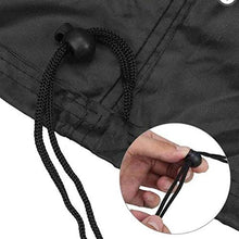 YAQIAN Copertura per mobili da giardino in tessuto Oxford, rettangolare, antivento, anti-UV, copertura per tavolo da giardino, 242 x 162 x 100 cm