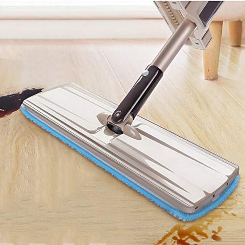 SSAYY Spray Mop Mop Piatto/Auto-Spremitura per La Casa/Design della Pista del Rullo/Design Elastico per La Pulizia/Comoda   Impugnatura Push-Pull