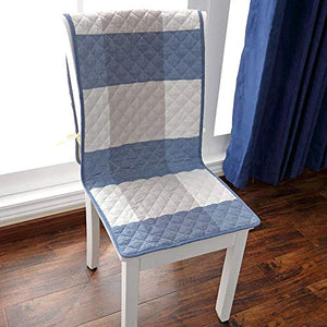 XHNXHN 6 Pezzi di Cotone Cuscini per sedie Siamesi Cuscini per sedili, Cuscini per sedie da Pranzo Antiscivolo Set di coperture per Interni, Esterni, Decorazioni per la casa, Cuscino per Panca Lung