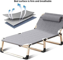 Olz Set da 2 Pezzi Lettino Prendisole Leggero Sedie da Giardino Pieghevoli, Lettino Prendisole reclinabile, Sedia a gravità per Patio Esterno da Giardino Semplice Letto reclinabile a scorta Singola