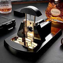 VIY Cigar Cutter da Tavolo, Professionale Tagliasigari Ghigliottina in Inox Disegno Elegante Alta qualità(Nero)