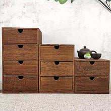 Gesh - Cassettiera in legno con cassettiera in legno, per gioielli, cosmetici, ufficio, decorazione per la casa